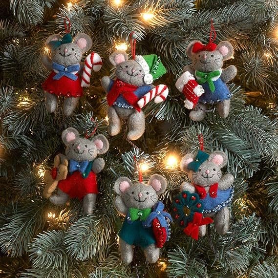 Bucilla Christmas Ornament Kit, Night Before Christmas 89288E