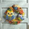 Bucilla Wall Hanging Kit, Owl Wreath 86562