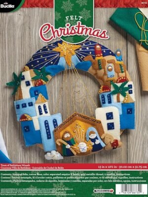 Bucilla Wreath, Town of Bethlehem 86734