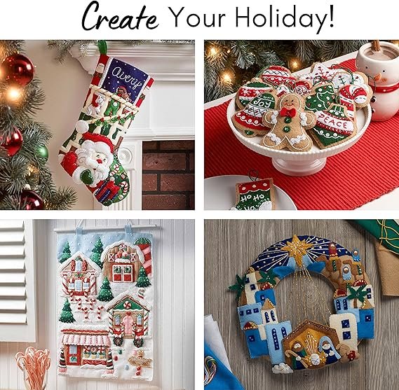 Bucilla Wreath, Town of Bethlehem 86734