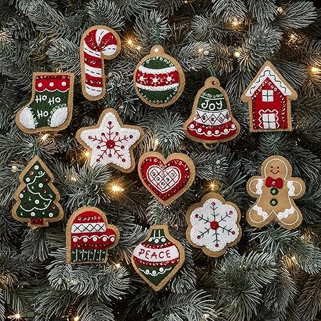 Bucilla Ornament Making Kit, Gingerbread Santa 89301E