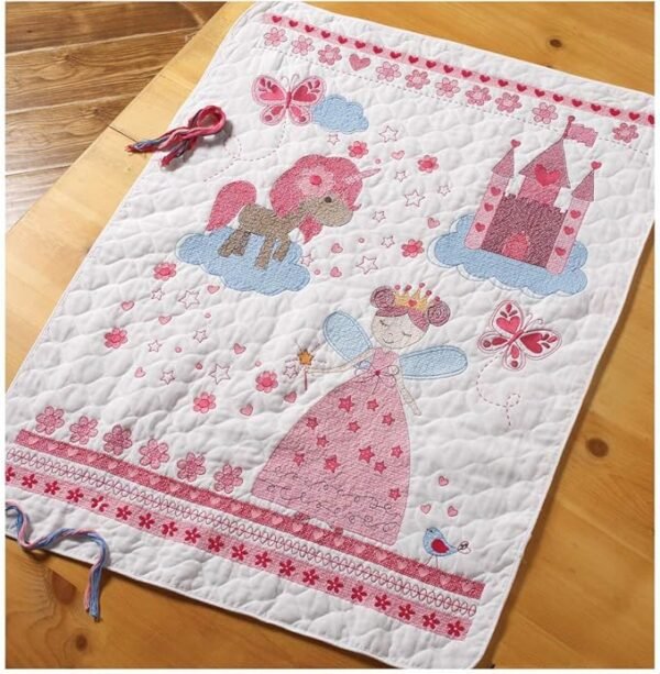 Bucilla FAIRYTALE PRINCESS Crib Cover 47664