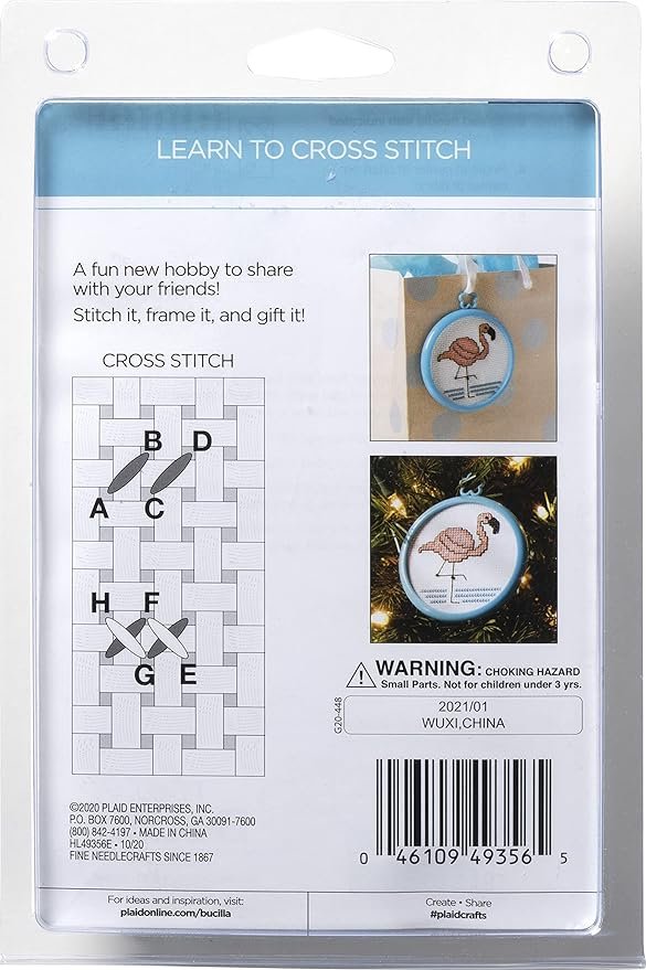 Bucilla Counted Cross Stitch Kits, Bee 49356E