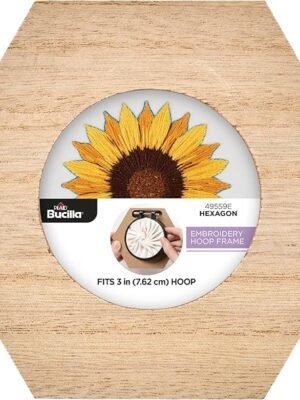 Bucilla, Embroidery Hoop Hexagon Frame 49559E