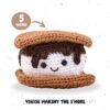 Bucilla Complete Crochet Kit, Marshy The S'More 49615E