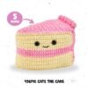 Bucilla Complete Crochet Kit, Cate The Cake 49614E