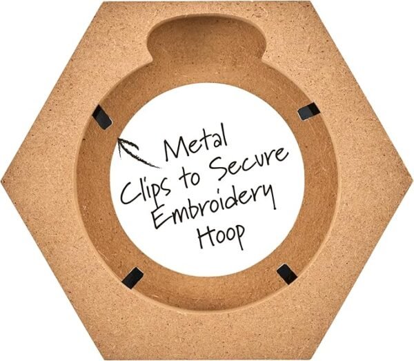 Bucilla, Embroidery Hoop Hexagon Frame 49559E