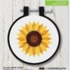 Bucilla, Golden Sunflower, Stamped Embroidery Kit 49547E