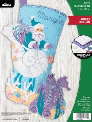 Bucilla, Santa's Sea Life Stocking Making Kit	89771E