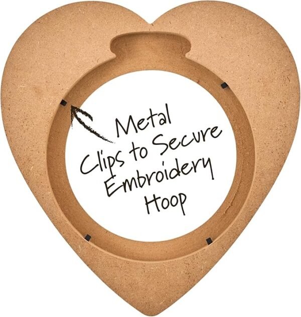 Bucilla, Embroidery Hoop Heart Frame 49561E