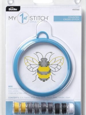 Bucilla Counted Cross Stitch Kits, Bee 49356E