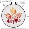 Bucilla, Autumn Foliage, Stamped Embroidery Kit 49535E