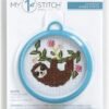 Bucilla Counted Cross Stitch Kit, Sloth 47892E
