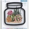 Bucilla Counted Cross Stitch Kit, Terrarium Cactus 47908E