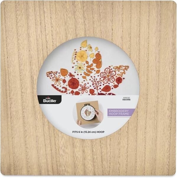 Bucilla, Embroidery Hoop Square Frame 49562E