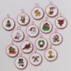 Bucilla Cross-Stitch Ornament Making Kit, Classic Christmas Collection 89454E