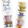 Bucilla 47921E Counted Cross Stitch Bookmarks, Mini Drink Tea 47921E