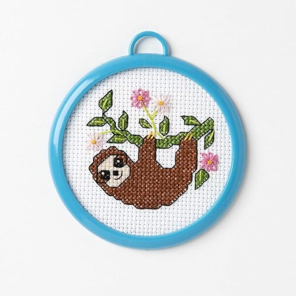 Bucilla Counted Cross Stitch Kit, Sloth 47892E