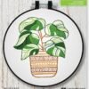 Bucilla, Stamped Embroidery Kit, Potted Beauty 49534E