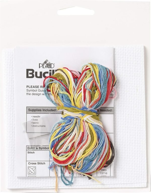 Bucilla 47921E Counted Cross Stitch Bookmarks, Mini Drink Tea 47921E