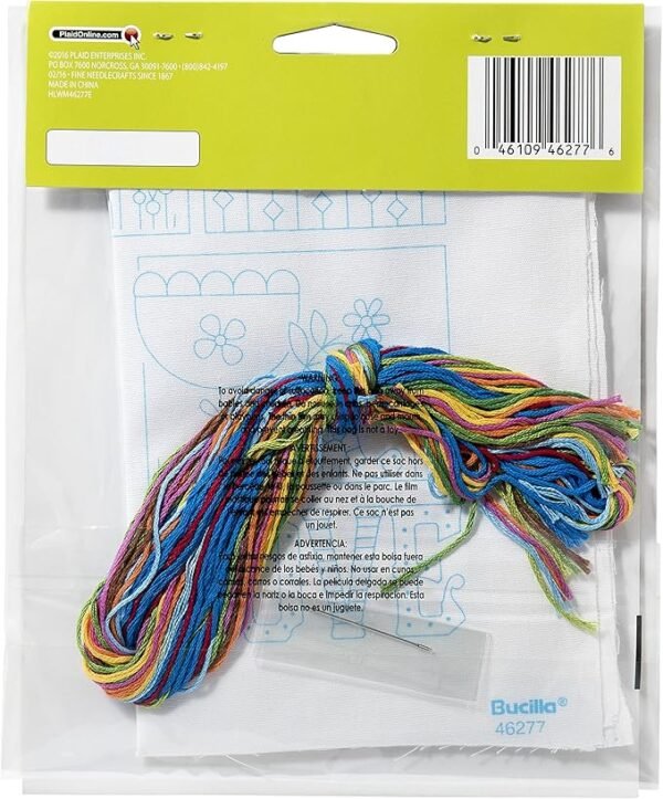 Bucilla LIVE,LOVE,LAUGH Stamped Embroidery WM46277E