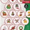 Bucilla Cross-Stitch Ornament Making Kit, Classic Christmas Collection 89454E