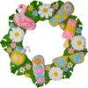 Kit de Aplique de Fieltro Bucilla para Crear Diversión de Verano | Kit de Corona de Aplique de Fieltro | 89706E