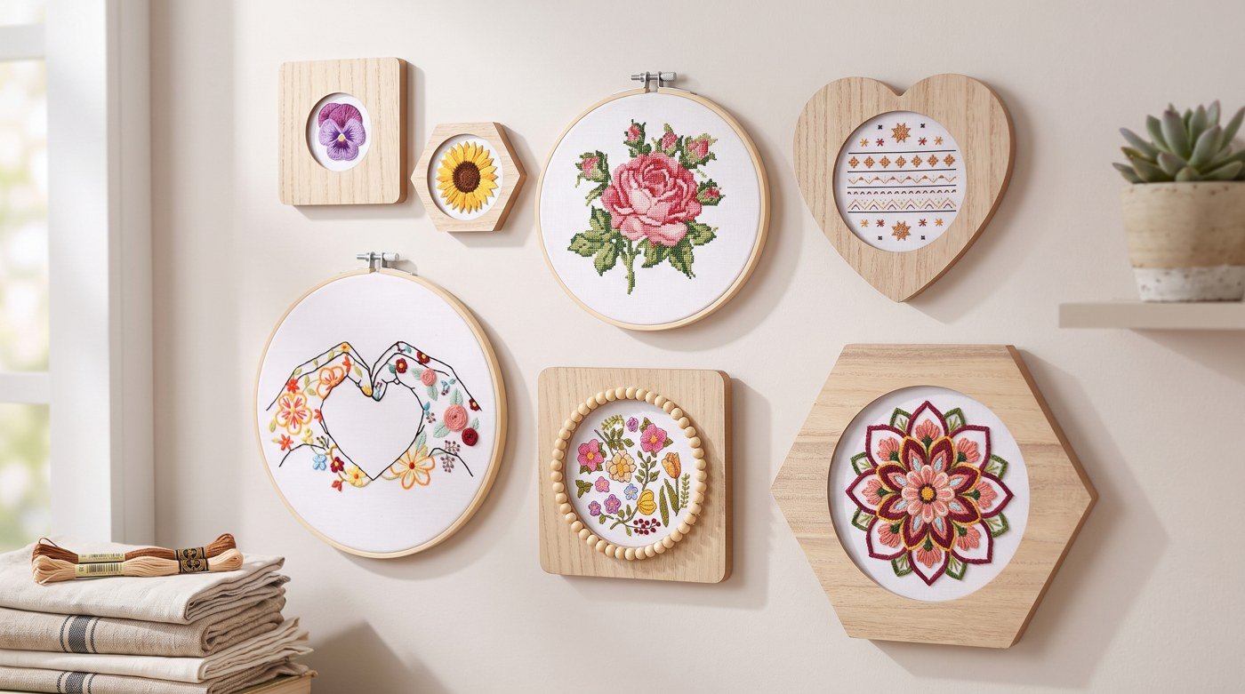 Bucilla hoop display frames article hero