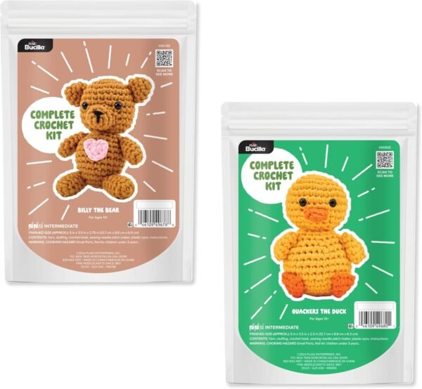 Bucilla Piece Forest Duo " | Crochet Amigurumi Kit | AMGFD24
