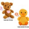 Bucilla Piece Forest Duo " | Crochet Amigurumi Kit | AMGFD24