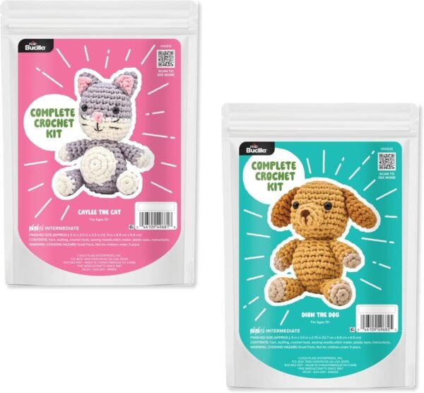 Bucilla Piece Pet Pals " | Crochet Amigurumi Kit | AMGPP24