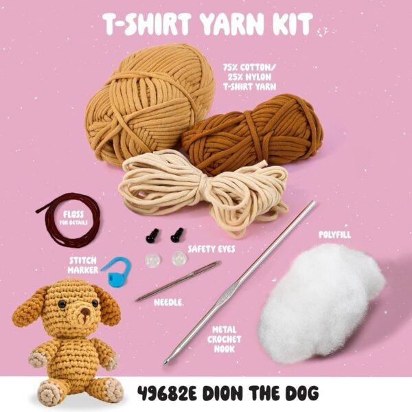 Bucilla Piece Pet Pals " | Crochet Amigurumi Kit | AMGPP24