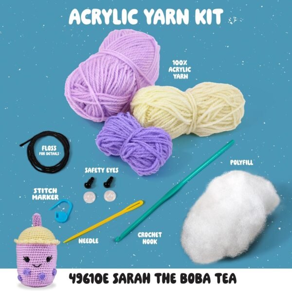 bucilla-3-piece-complete-crochet-kit-bakery-buddies-5-amgbb24-variant-03 Bucilla Piece Bakery Buddies " | Crochet Amigurumi Kit | AMGBB24