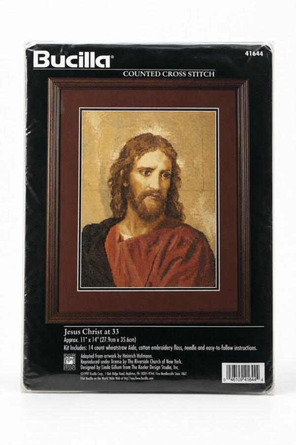 Bucilla Jesus Christ at 33 Counted Cross Stitch Kit 41644 - main product photo
