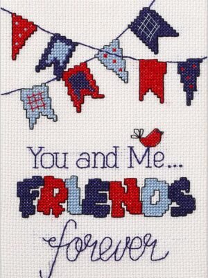 Bucilla Friends Forever Counted Cross Stitch Kit 46269 - main product photo