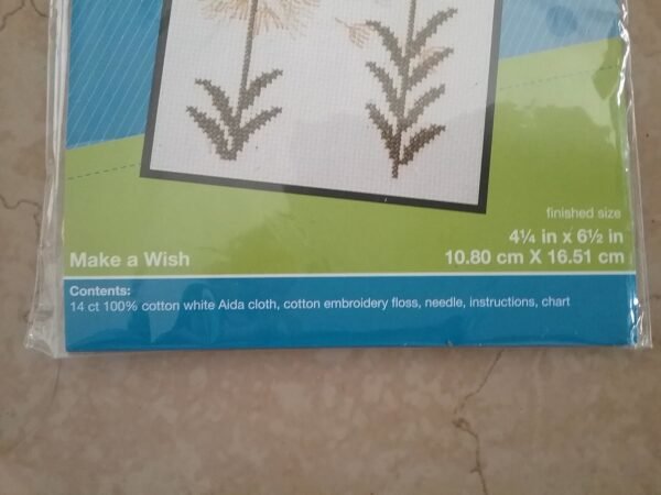 Bucilla Make A Wish Counted Cross Stitch Kit 46271 - product photo 2