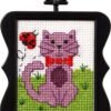 Bucilla Cat Cross Stitch Kit 46309E - main product photo