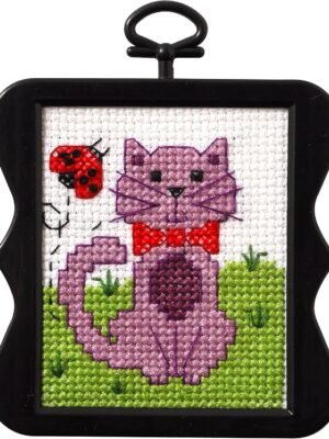 Bucilla Cat Cross Stitch Kit 46309E - main product photo
