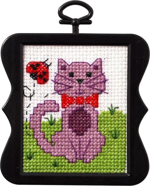 Bucilla Cat Cross Stitch Kit 46309E - main product photo