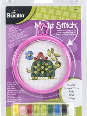Bucilla Turtle Counted Cross Stitch Kit 46348 - main product photo