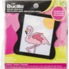 Bucilla Beginner Mini Flamingo Counted Cross Stitch Kit 46410 - main product photo