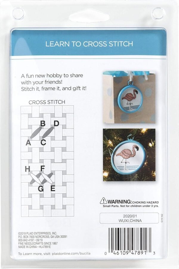 Bucilla Hedgehog Counted Cross Stitch Kit 47891E - product photo 3 Bucilla Hedgehog Counted Cross Stitch Kit 47891E - product photo 3