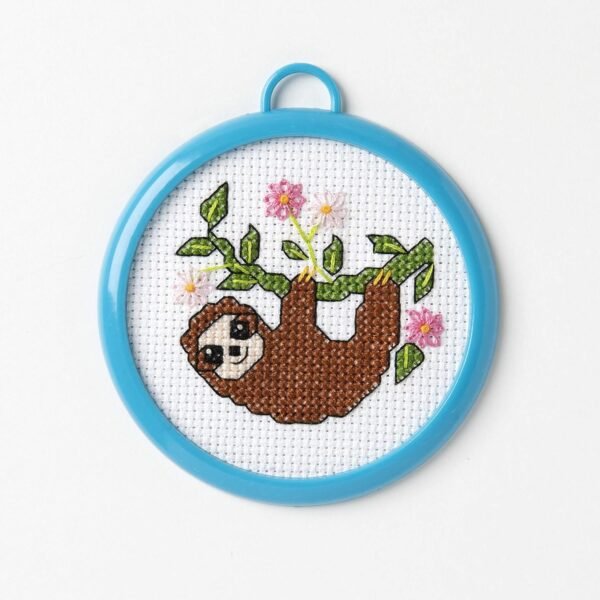 Bucilla Sloth Counted Cross Stitch Kit 47892E - product photo 2