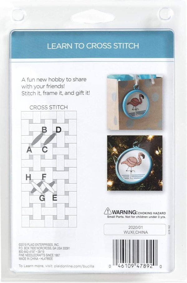 Bucilla Sloth Counted Cross Stitch Kit 47892E - product photo 3