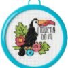 Bucilla Toucan Do It Counted Cross Stitch Kit 49174E - product photo 2