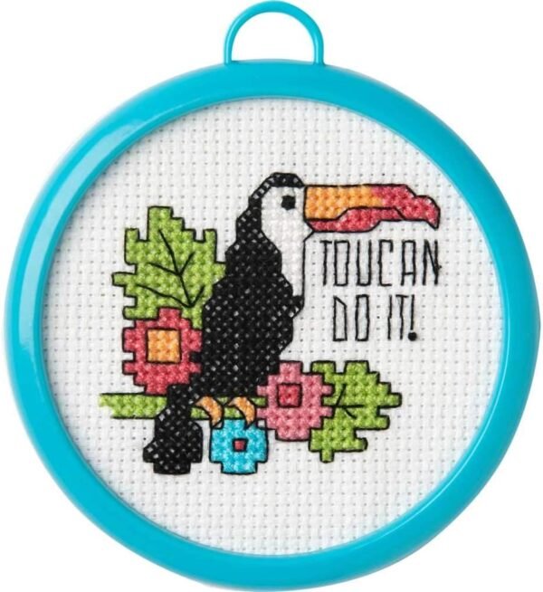 Bucilla Toucan Do It Counted Cross Stitch Kit 49174E - product photo 2