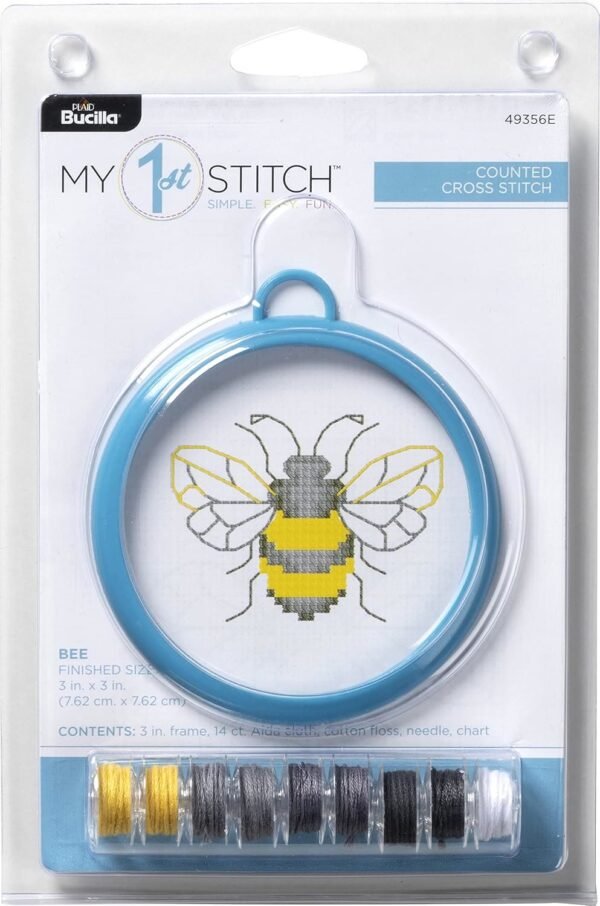 Bucilla Bee Counted Cross Stitch Kit 49356E - main product photo