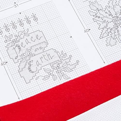 Bucilla Tiny Stocking Counted Cross Stitch Ornament Kit 84293 - product photo 3
