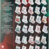 Bucilla Tiny Stocking Counted Cross Stitch Ornament Kit 84293 - main product photo