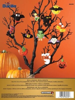 Bucilla Halloween | Felt Applique Ornament Kit | 86430